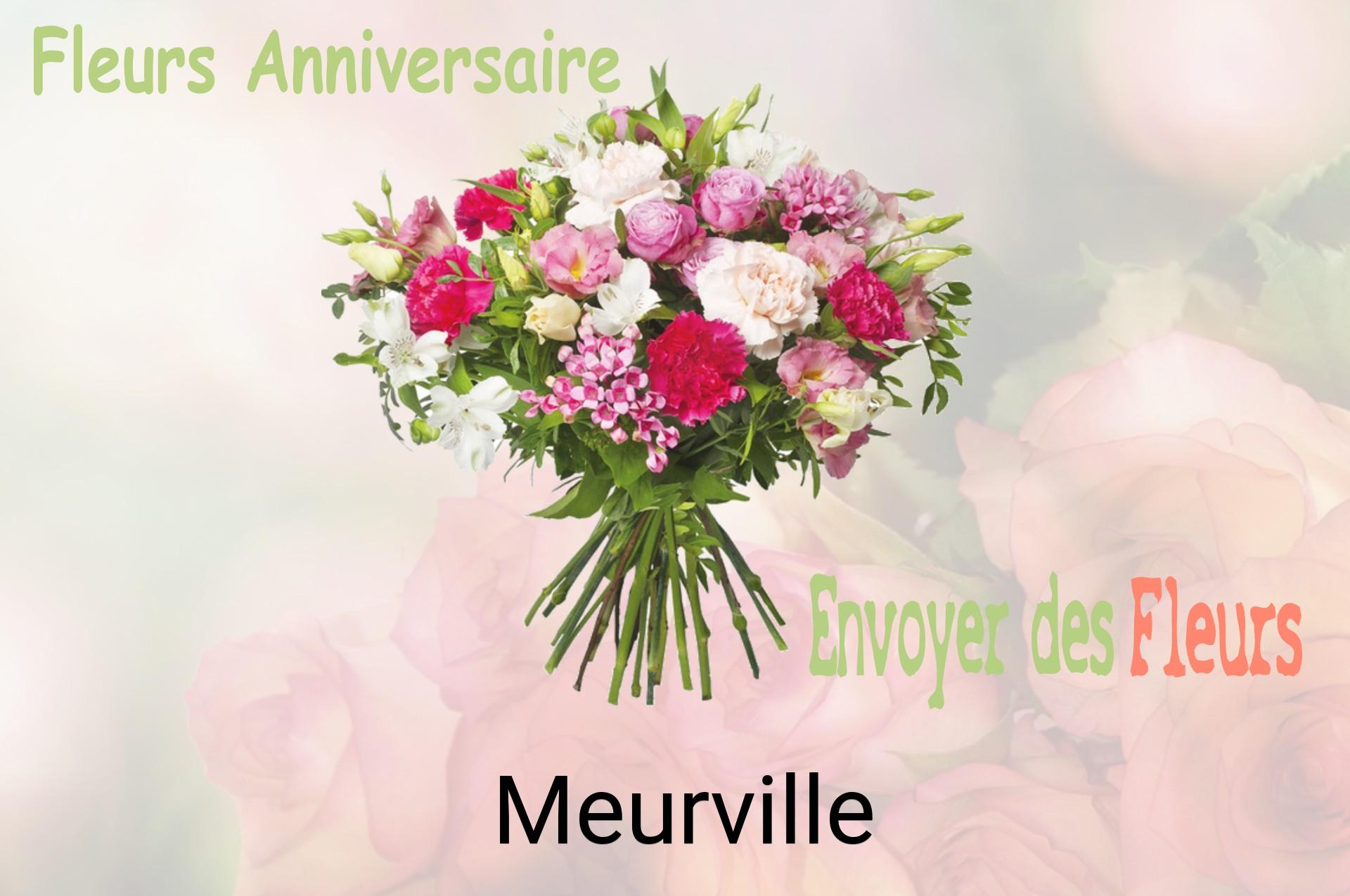 Bouquet de fleurs d’anniversaire livré à Meurville